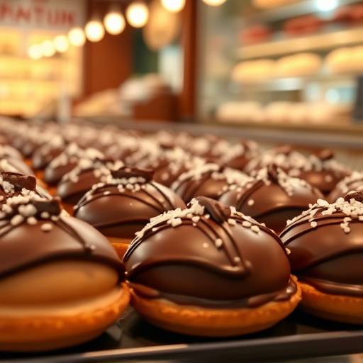 Photo d'éclairs au chocolat